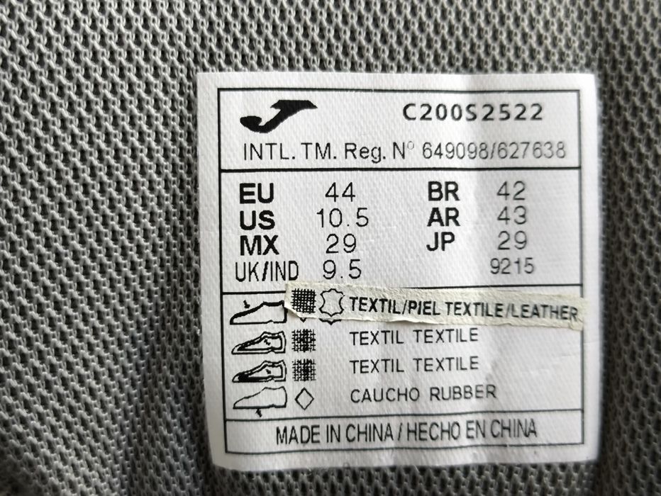 Кросівки чоловічі Joma C.200 C200S2522 р.44 сірі