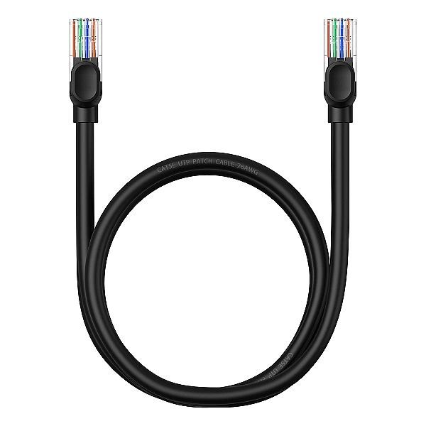 Kabel Ethernet Baseus High Speed Cat 5 Rj-45/1000Mb/s 1m okrągły - cza