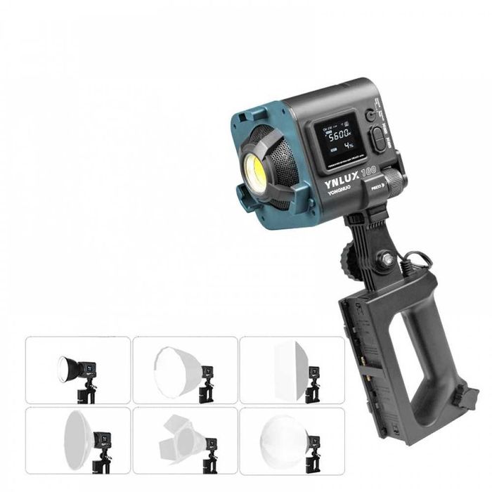Yongnuo LED YNLUX100 + блок живлення + ручка