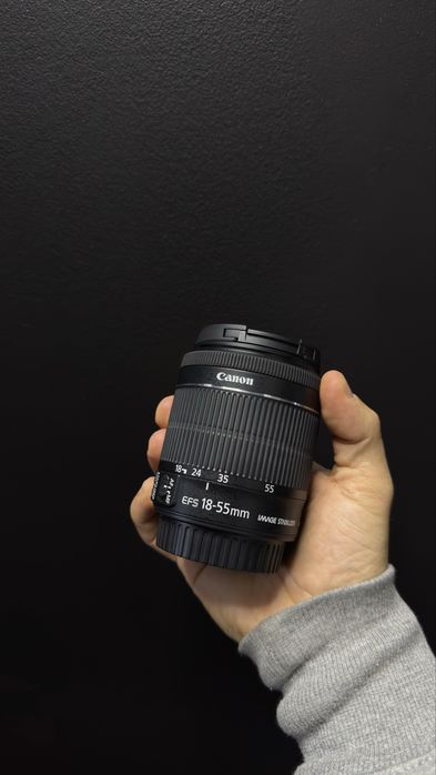 Canon 80D + armação SmallRig + lente 18-55