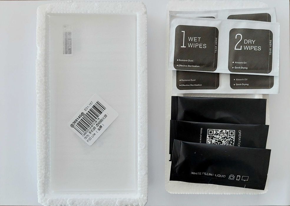 Huawei P30 lite · 1x capa efeito pele + 3x peliculas vidro temprado