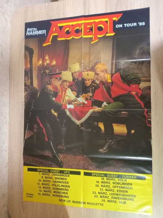 Продаю плакаты группы Accept