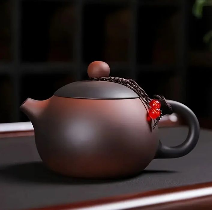 Глиняний чайник Сі Ши «Лотос» 300 мл для чайної церемонії, глиняный