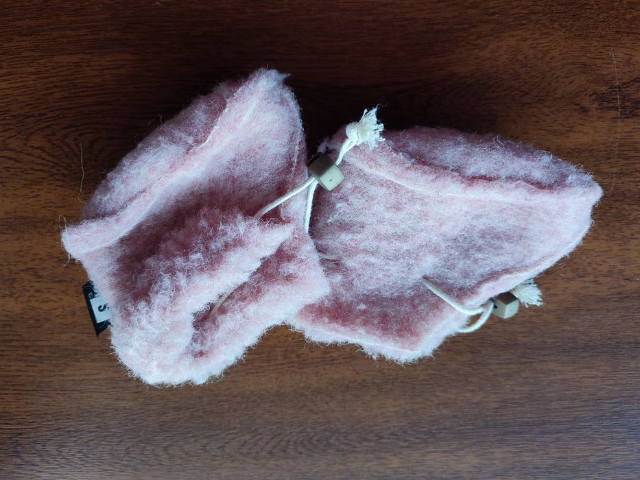 Wool art buciki niechodki 109% wełna merino