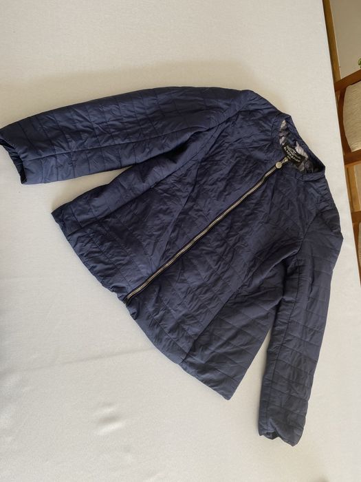 Kurtka damska przejściowa pikowana granatowa 3XL