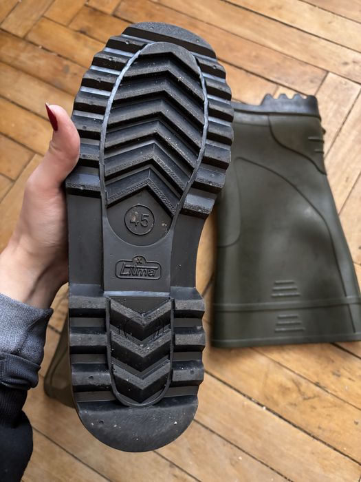 Чоловічі гумаки чоботи гумові робочі 45
