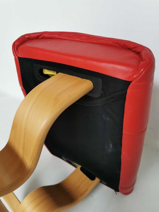 pufa podnóżek SKÓRA skórzany Ekornes stressless 56x38x41 czerwony