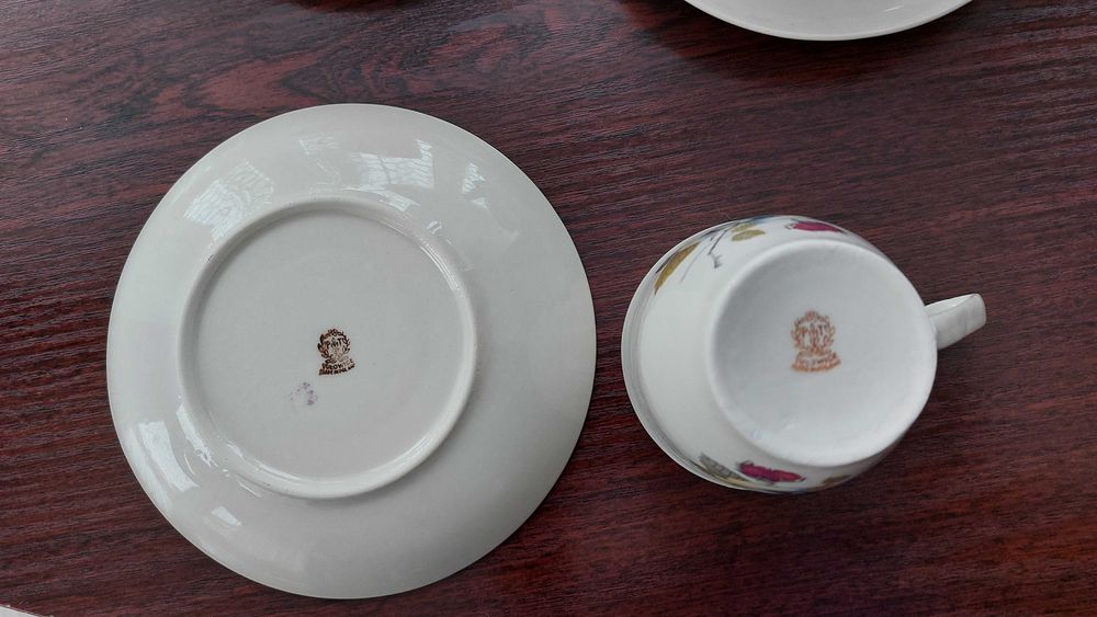 Zestaw kawowy Tułowice Porcelit PRL