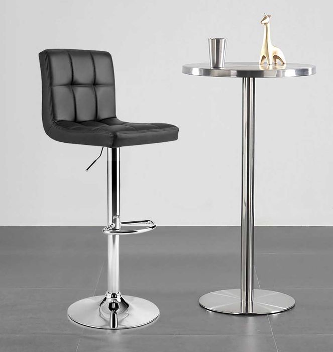 Nowy hoker / krzesło barowe — regulacja wysokości, obrotowe — 199 zł