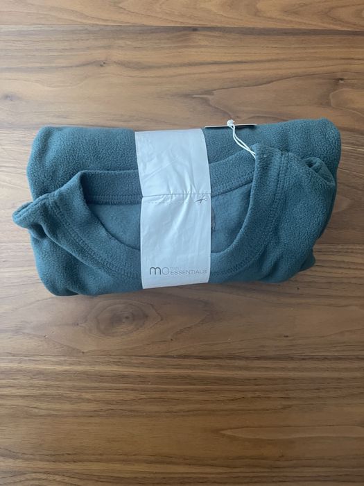 Camisola polar com gola redonda verde Modalfa