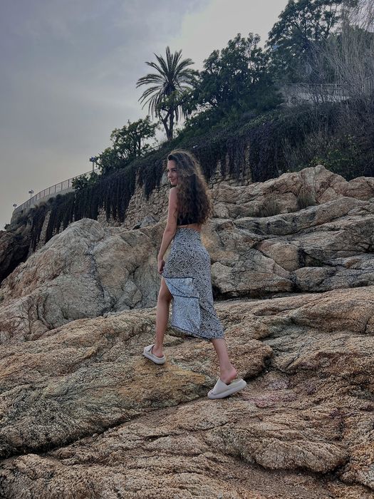 Спідниця принт зебра