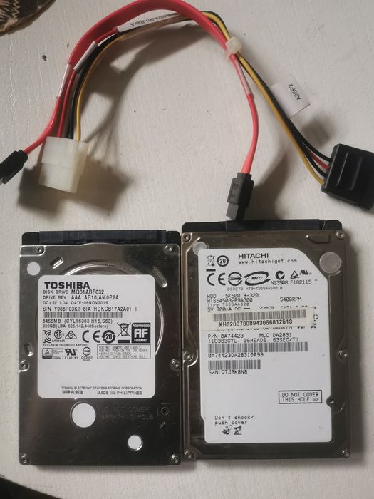 2 twarde dyski po 320gb