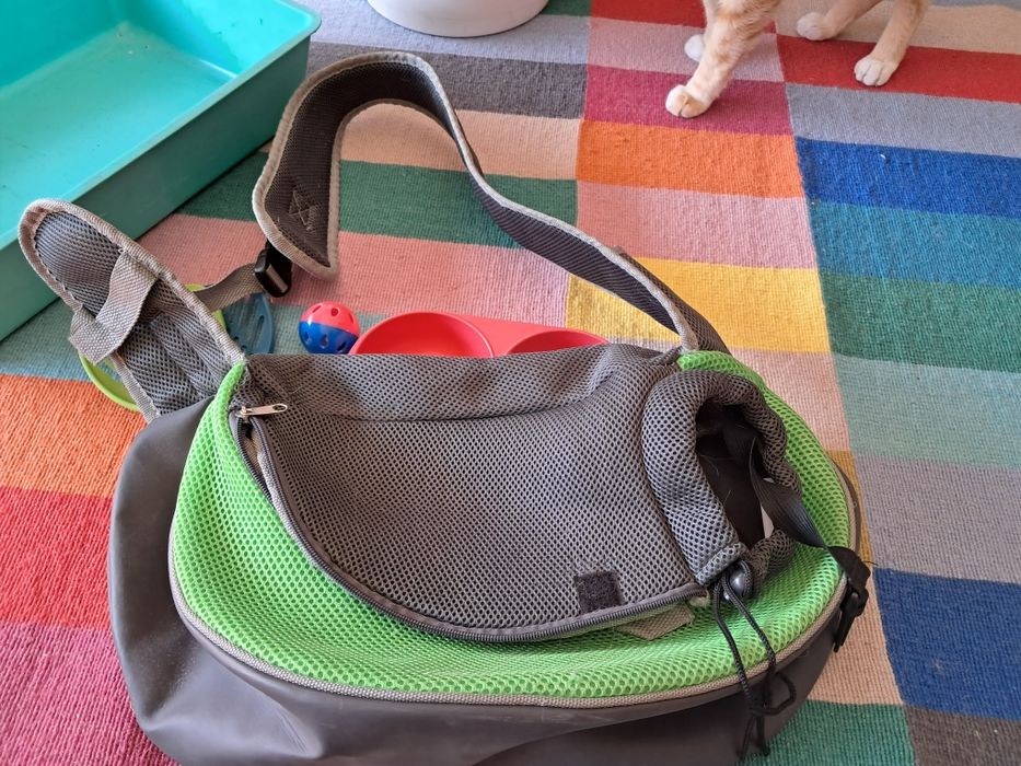Saco de transporte (com oferta de kit) para gato