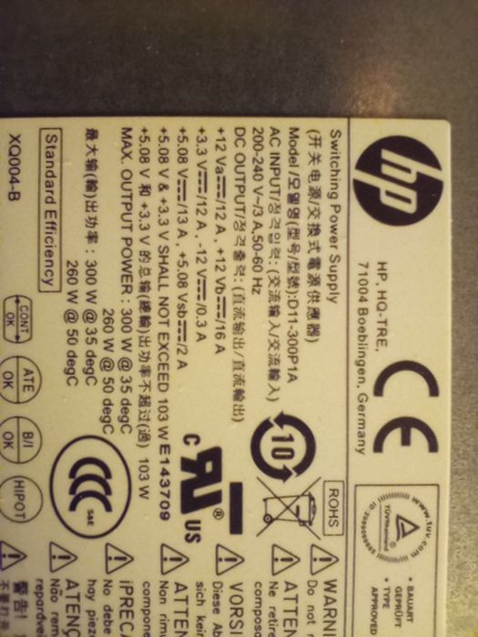 Fonte de Alimentação HP