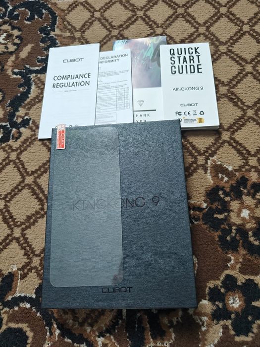Cubot KingKong 9, скло з коробкою