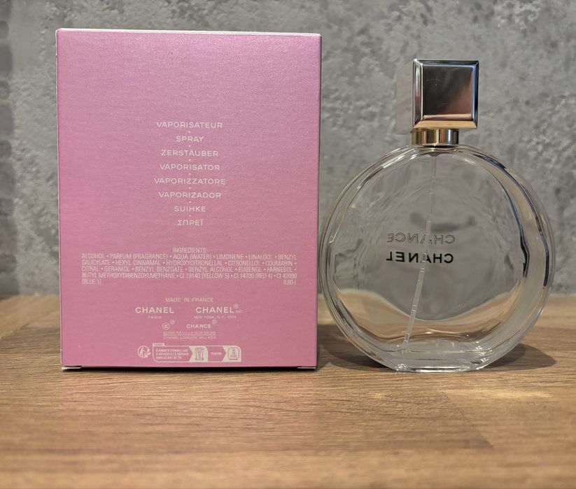 *SUPER OFERTA* Flakon po perfumach CHANCE CHANEL 100 ml + Pudełko