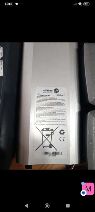 Baterie Bosch PowerPack / Gazelle do regeneracji