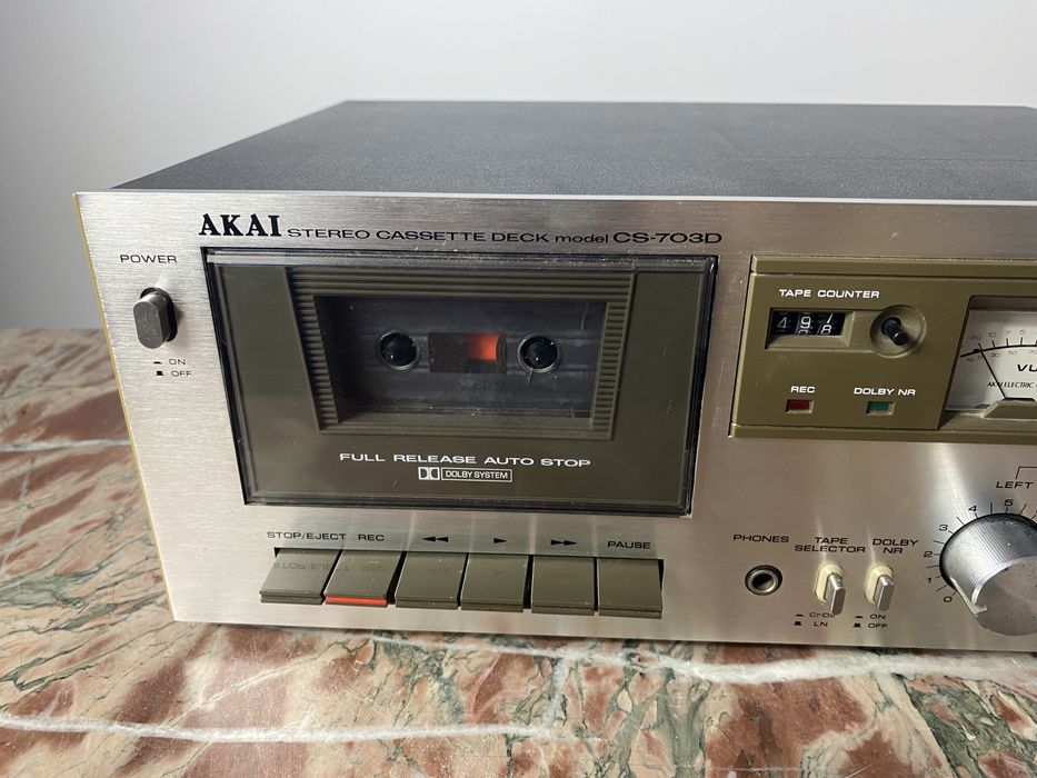 Dec kasetowy Aki CS-703D Kwaśniów Górny • OLX.pl