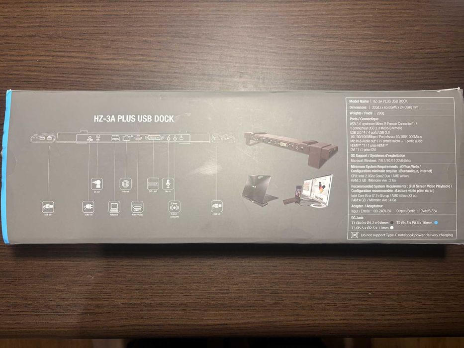 Stacja dokująca ASUS HZ-3A Plus Dock USB A