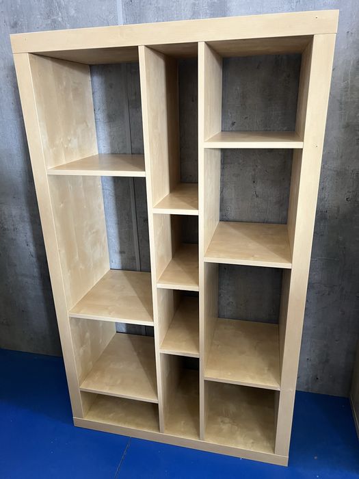 Regały ikea kallax dąb bejcowany na biało + dostawa