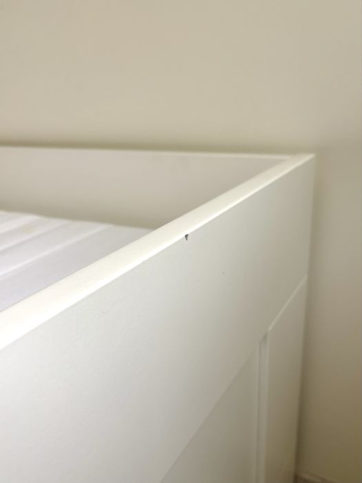 Łóżko BRIMNES IKEA + 2 materace