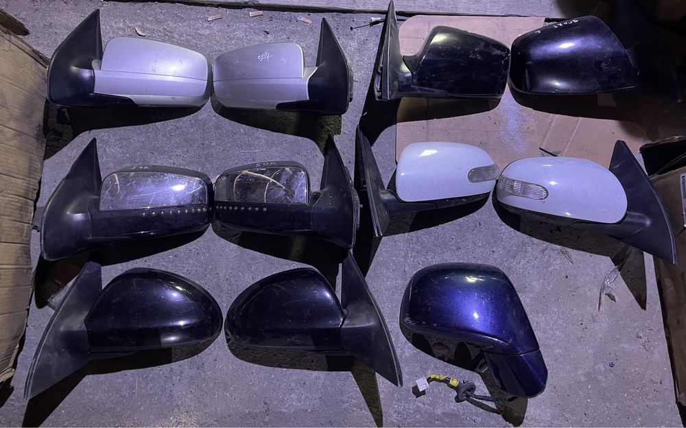 Дзеркало Kia Sportage 2, Sorento, Seed, Rio, Carens б/у оригінал