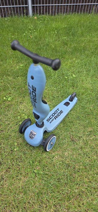 Scoot & Ride Highwaykick 1 niebieski – 2w1