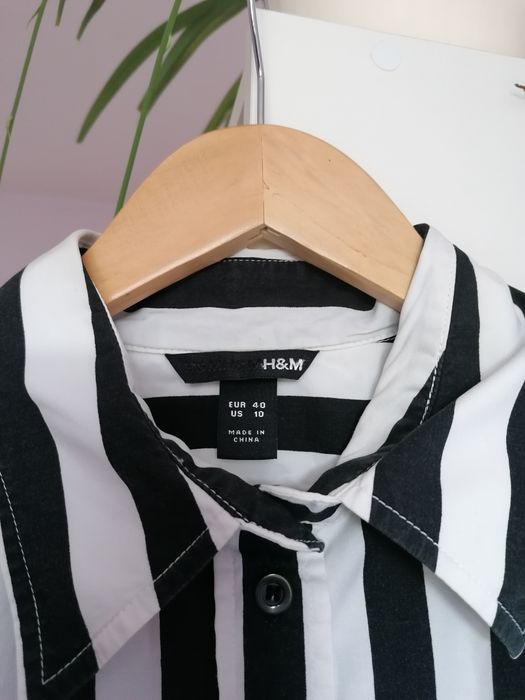 Koszula w paski elegancka L H&M