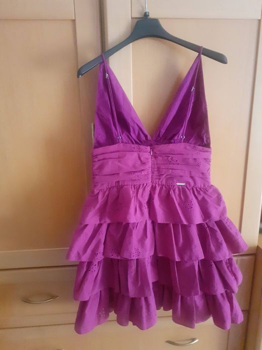 Vestido Roxo de Alças ( LANÇA PERFUME )