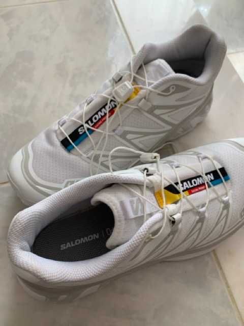 Salomon XT-6 White/Lunar Rock EU 41⅓ - Como Novos