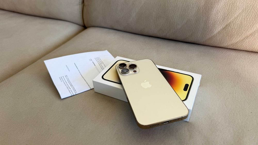 Vendo troco iPhone 14 Pro Max 512Gb Gold C/Fatura Nacional