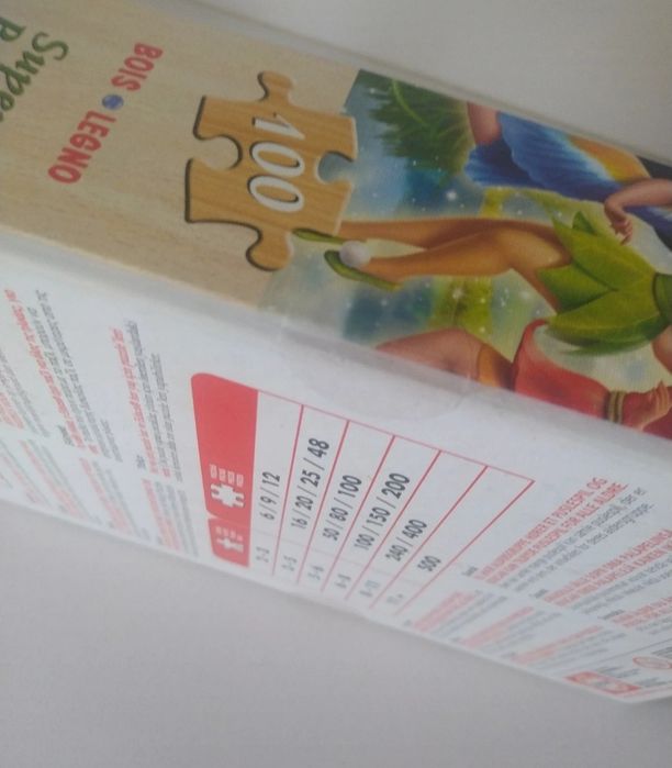 Puzzle e livro Sininho Disney