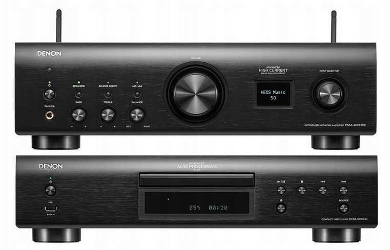 Zestaw stereo Denon PMA-900HNE + DCD-900NE, czarny, silver premium