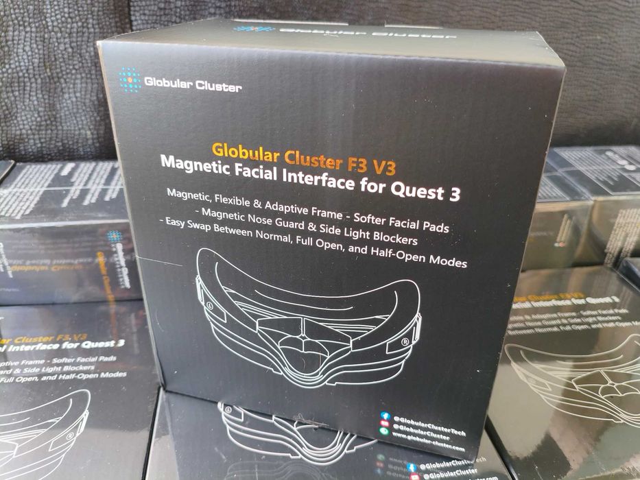 Globular Cluster F3 V3 Magnetic Facial Interface Маска Meta Quest 3 !!