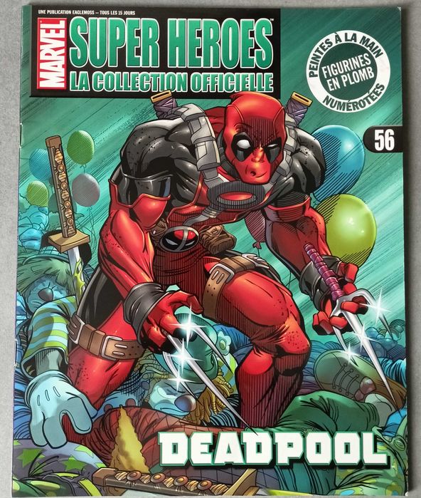 Marvel kolekcja figurek DEADPOOL Czasopismo gazetka nr.56  Wydanie Angielskie !!!