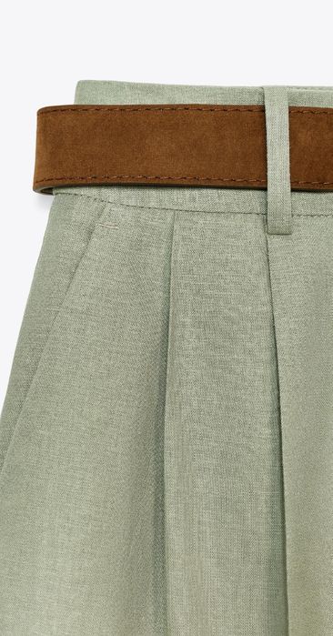 Шорти-бермуди Zara льон