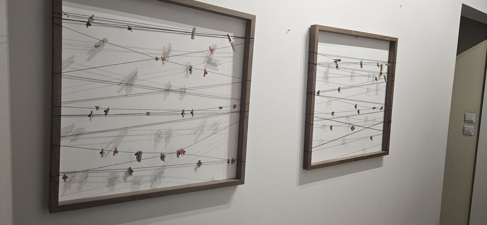 Ramki do wieszania zdjęć- serduszka