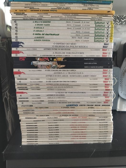 Coleção de livros Asterix - Rantanplan etc
