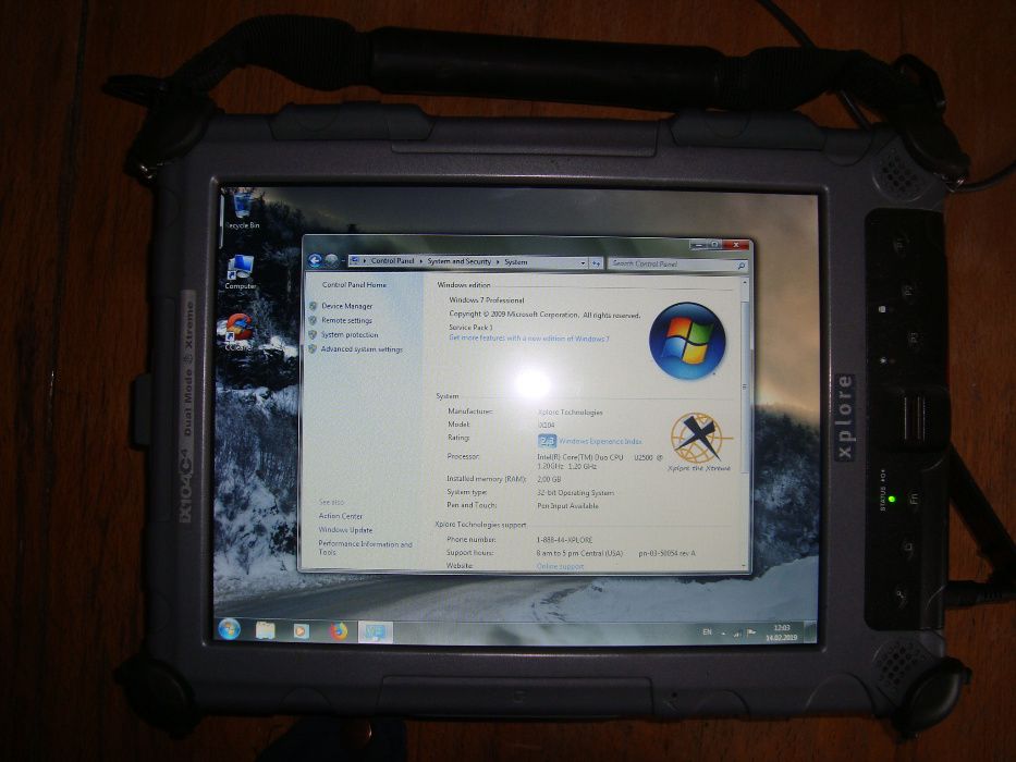 Планшет Xplore ix104c4
