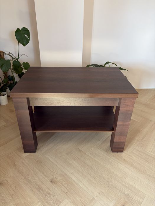 Ława / stolik kawowy L27 90x60 cm – orzech ciemny, jak nowa