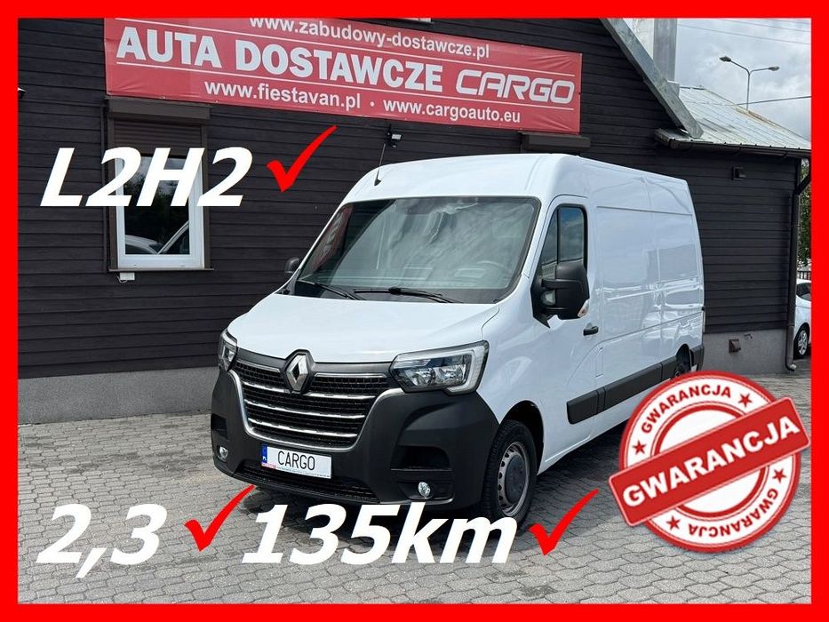 Renault Master  L2H2 2,3 135km Średniak  Klima Tempomat LED