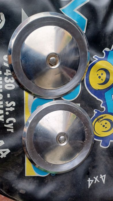 Tampoes 2cv e dyane para jantes cromado