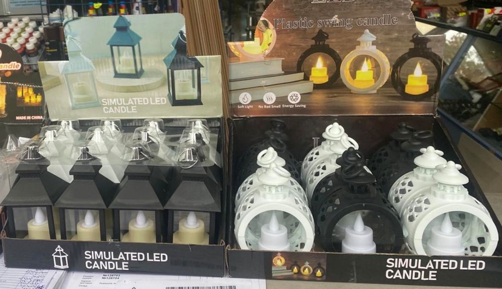 Світильник Лампадка свічка новорічна  LED