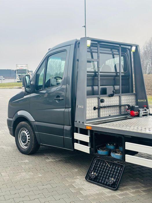 VW Crafter 2.5 tdi autolaweta pojazd specjalny nowy najazd prywatnie