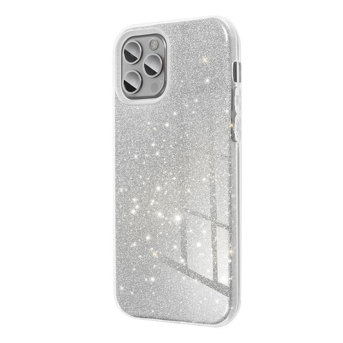 Futerał do iPhone 16 PRO Shining srebrny