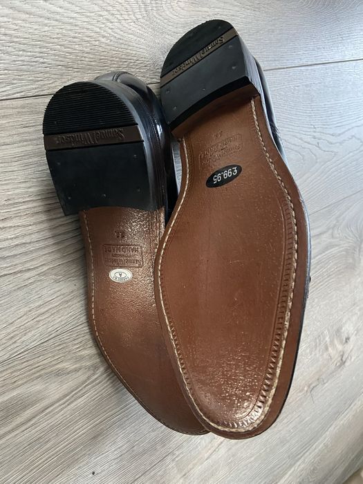 Туфли броги оксфорды Samuel Windsor p.45-45,5 Hand Made