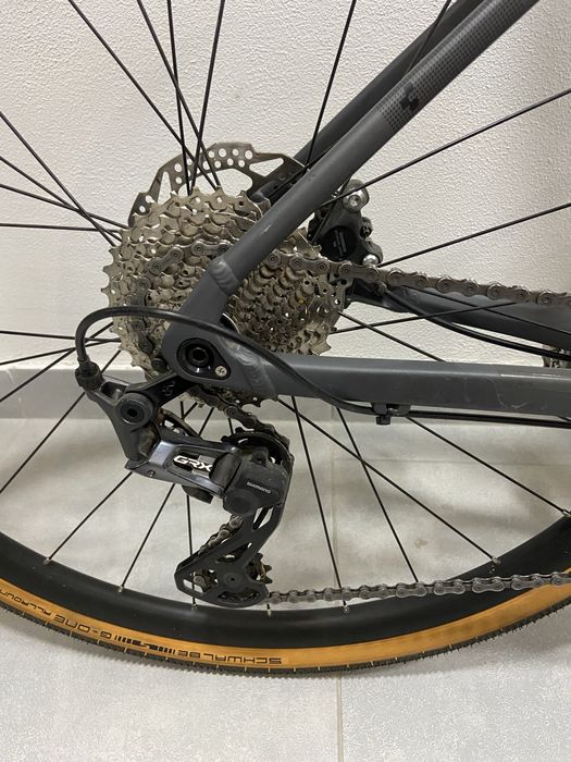 Cube Nuroad Race GREY'N'BLACK 2023 GRX, рама M, gravel, дискові гальма