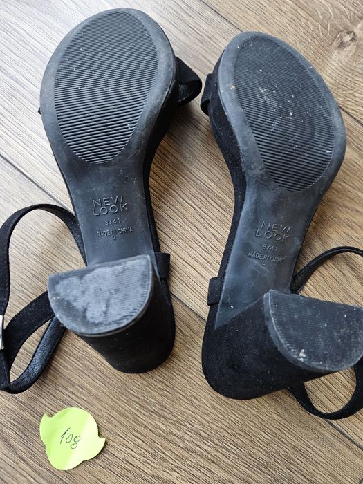 Buty damskie sandały czarne rozmiar 41