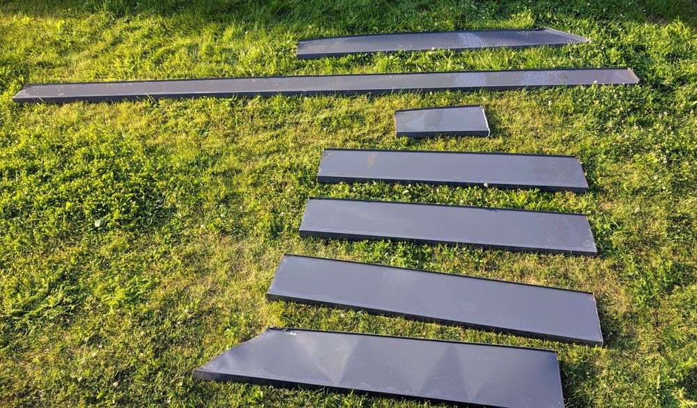 Parapety aluminiowe antracyt