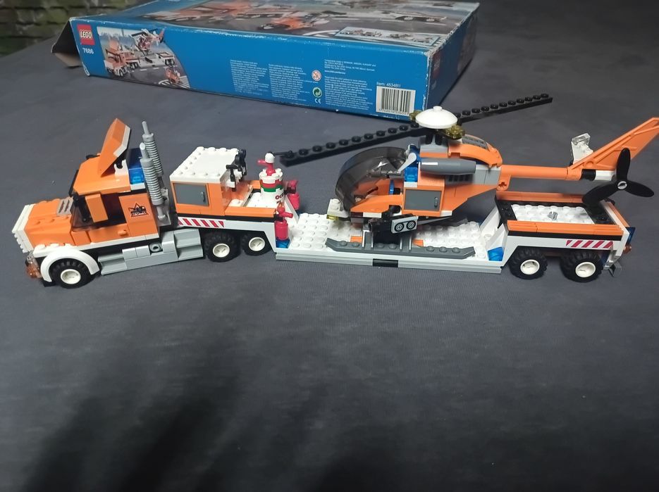 LEGO City 7686 Laweta do przewozu helikoptera